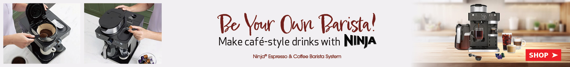 Ninja\u00ae Espresso & Coffee Barista System Black